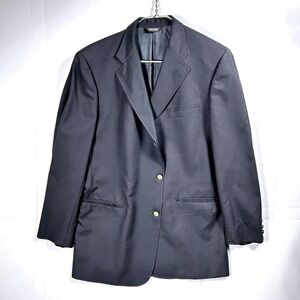 Southwick Men's Size 46 L Long Navy Blazer Jacket Sport Coat